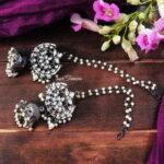 Black Metal Jhumka Chanbdalis