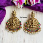 Lakshmi Pearl Chandbali Earrings