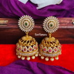 Floral AD Jhumkas