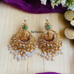 Lakshmi Rice Pearl Gold Earrings