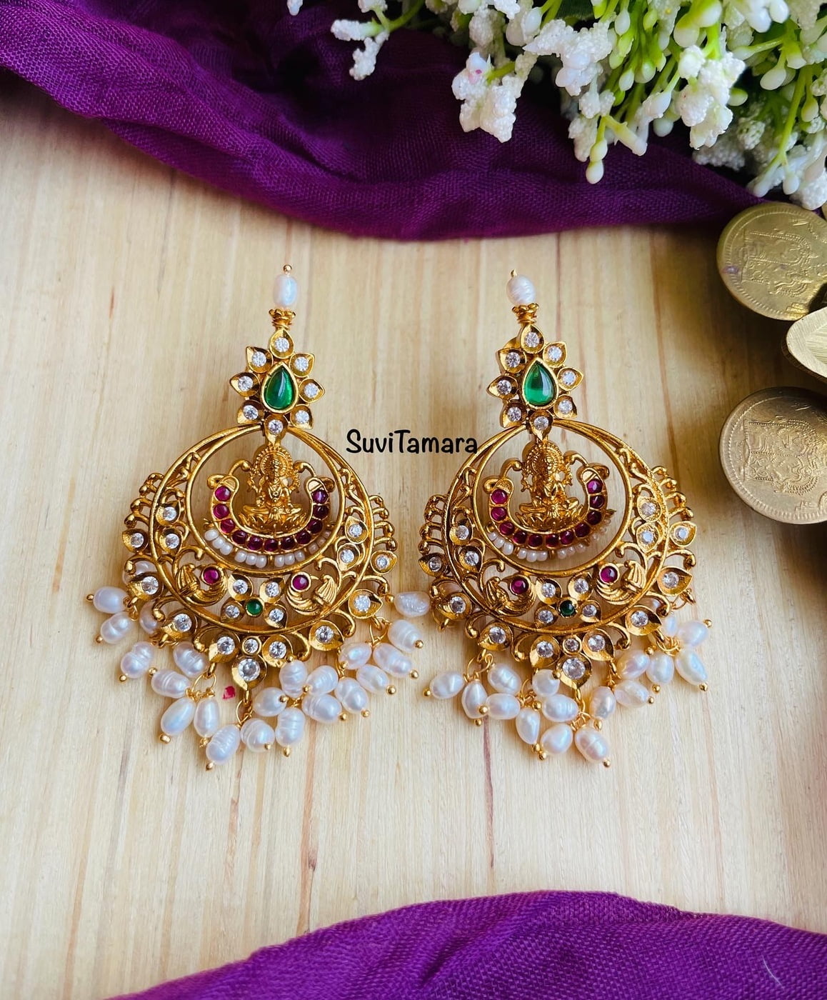 gold studs earrings designs| gold tops earrings collections| gold Laxmi  Devi studs earrings designs - YouTube