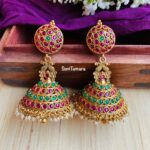 Kemp Jumbo Bell Gold Jhumkas