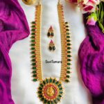 Round Lakshmi Pendant Kerala Palakka Mala