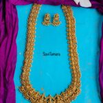 Golden Beads Lakshmi Haram
