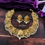 Peacock Lakshmi Pearl Necklace