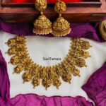 Antique Gold Lakshmi Temple Necklace