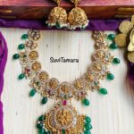 Round Motif Dasavatharam Necklace
