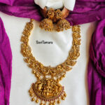 Gold Look Alike Lakshmi Necklace