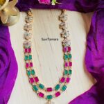 2 Layer AD Stone Necklace - Neckpiece Only