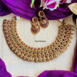 Lakshmi Coin Floral Layer Necklace
