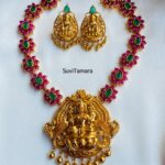Lakshmi AD Stone Floral Necklace