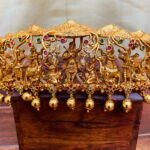 Real Gold Lookalike Krishna Idol Bridal Hip Belt