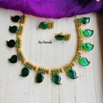 Mango Nagapadam Handmade Necklace - Green