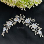 White Pearl Crystal Tiara / Hair Accessory