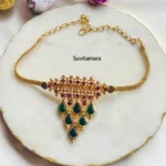 Ruby Green Palakka Choker