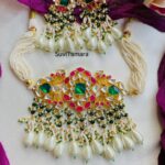 Polki Kundan Pearl Choker - READY TO SHIP