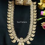 Grand Mango White Kundan Gold Haram- READYTOSHIP