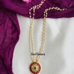 Jadau Kundant Multi Pendant Pearl Chain - PREBOOK