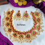 Jadau Kundan Guttapusalu Necklace- READYTOSHIP