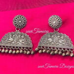 Carved Mahal Earrings