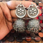 Flower Wine Jhumkas