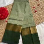 Green Handloom Cotton Saree