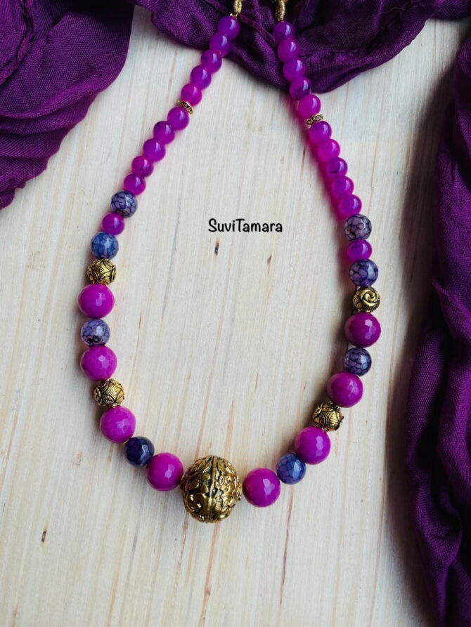 Pink Violet Rudra Chain – Suvitamara