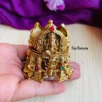 Lakshmi Saraswathi Ganesha Kumkum Box