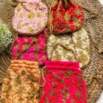 Floral Embroidery Potli Bags(SET OF 6)