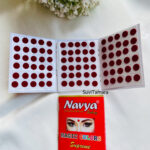 Navya Maroon Small Pack Bindis – Size 3 (Set of 2)