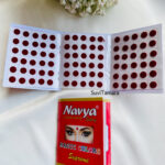 Navya Maroon Small Pack Bindis – Size 4 (Set of 2)