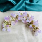 Light Lavender Orchids Artificial Hair Accessory