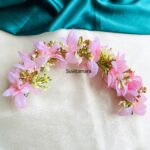 Pink Orchids Artificial Hair Accessory