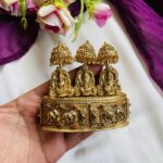 Lakshmi Ganesha Saraswathi Haldi Kumkum Box