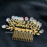 Rainbow Flower Pearls Tiara / Hair Accessory