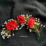Red Rose Crystal Hair Accessory