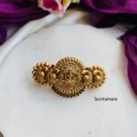 Antique Gold Lakshmi Hair Clip