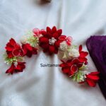 Red Orchid Pollen Artificial Hair Accessory