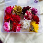 Artificial Multicolor Rose Hair Pins- One Box(SET of 10)