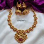 Lakshmi Ruby stone Necklace