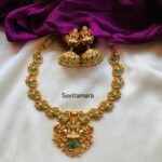 Lakshmi Green stone Necklace