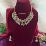 Pastel Beads Victorian Diamond Necklace