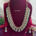 Pastel Beads Victorian Diamond Haram