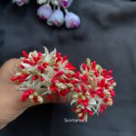 Red Pollen Hair Accessory