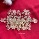 Crystal Flower Silver Hair Tiara