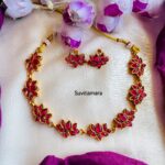 Ruby Kemp Lotus Necklace