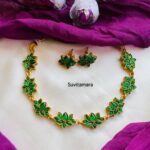 Green Kemp Lotus Necklace