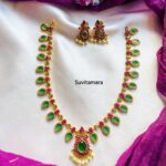 AD Stone Kerala Palakka Necklace