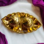 Brass Plates Double Kumkum Box