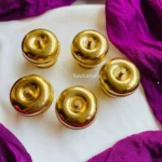 Golden Apple Brass Kumkum box (SET OF 5)